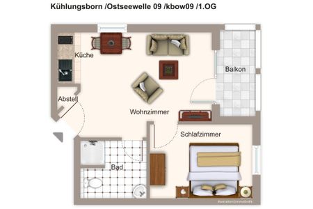 Ostseewelle Ostseewelle 009 Kühlungsborn - Grundriss