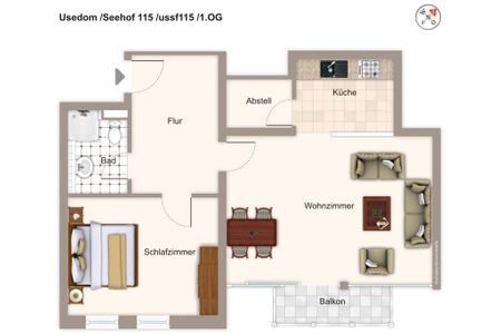 Seehof Seehof 115 Usedom - Grundriss