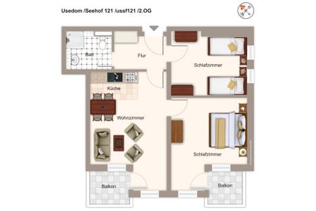 Seehof Seehof 121 Usedom - Grundriss