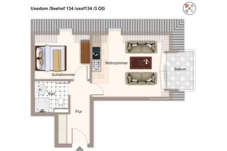 Seehof Seehof 134 Usedom - Grundriss
