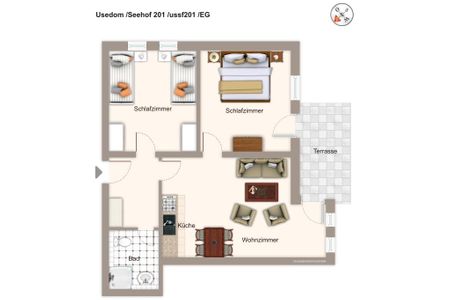 Seehof Seehof 201 Usedom - Grundriss