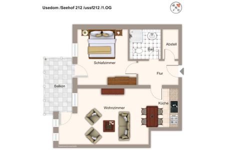 Seehof Seehof 212 Usedom - Grundriss