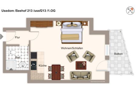 Seehof Seehof 213 Usedom - Grundriss