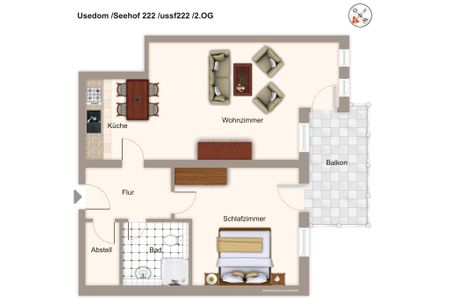 Seehof Seehof 222 Usedom - Grundriss