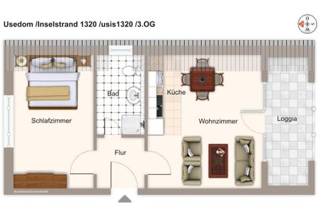 Inselstrand Inselstrand 1320 Usedom - Grundriss