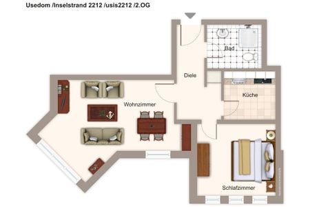 Inselstrand Inselstrand 2212 Usedom - Grundriss