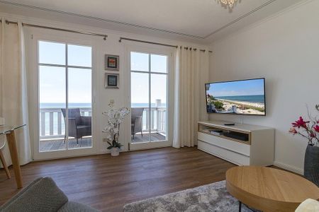 Meeresblick Meeresblick 420 Kühlungsborn - Wohn-Essbereich mit Couch