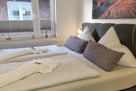 Pension Likedeeler Doppelzimmer William Kidd Pension Likedeeler - Schlafzimmer Blick aus Fenster