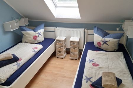 Geert-Bakker-Strasse Ferienwohnung Eddy Geert-Bakker-Straße - Kinderzimmer mit 2 Einzelbetten