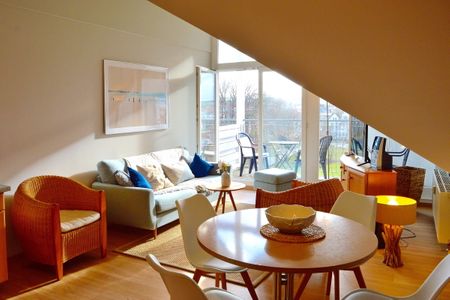 Meeresblick Meeresblick 506 Kühlungsborn - Wohn-/Essbereich mit Esstisch