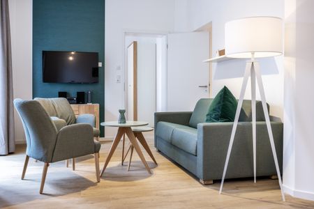Krusespeicher Krusespeicher 2-39 Wismar - Wohnbereich mit Flatscreen-TV