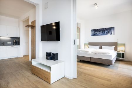 Krusespeicher Krusespeicher 2-41 Wismar - Wohnbereich mit Zugang zum Schlafzimmer