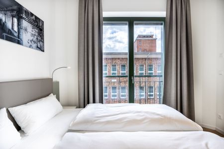 Krusespeicher Krusespeicher 4-54 Wismar - Schlafzimmer mit Doppelbett