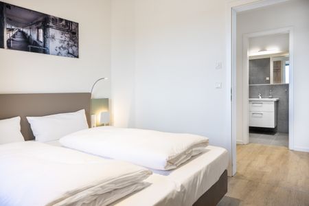Krusespeicher Krusespeicher 4-56 Wismar - Schlafzimmer mit Doppelbett