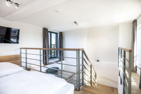 Krusespeicher Krusespeicher 6-73 Wismar - Schlafzimmer mit Doppelbett