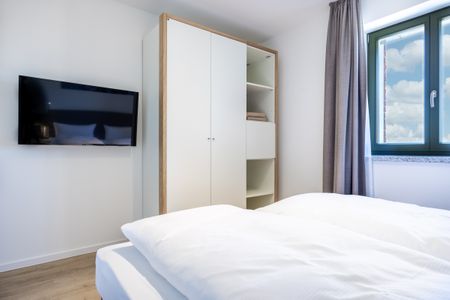 Krusespeicher Krusespeicher 5-64 Wismar - Schlafzimmer mit Doppelbett