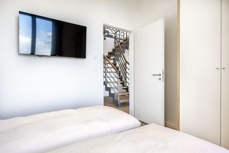 Krusespeicher Krusespeicher 6-76 Wismar - Schlafzimmer mit Doppelbett