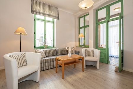 Villa am Ostseestrand Villa am Ostseestrand 104 Usedom - Wohn-Essbereich mit Couch
