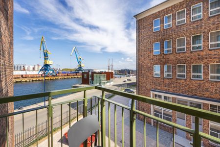 Krusespeicher Krusespeicher 2-36 Wismar - Balkon mit Ausblick
