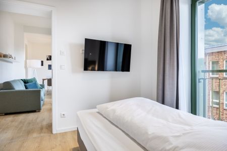 Krusespeicher Krusespeicher 4-55 Wismar - Schlafzimmer mit Doppelbett