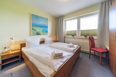 Hus Strandkieker Hus Strandkieker 08 Schillig - Schlafzimmer mit Doppelbett