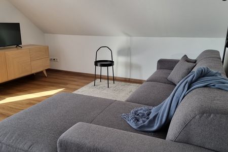 Haus Borkumitte Appartement Mellum Haus Borkumitte - Wohnzimmer mit TV