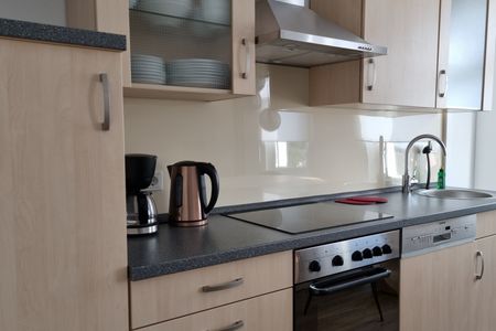 Haus Borkumitte Appartement Mellum Haus Borkumitte - Küchenzeile