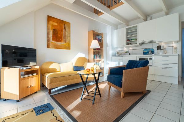  Wohnung Zum Leuchtturm Böhl - Wohnzimmer