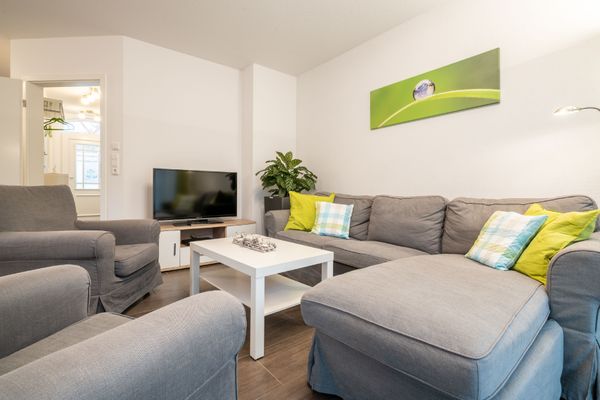  Westküstenhuus Dorf - Wohnzimmer