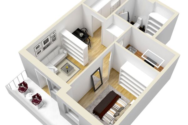  Ferienwohnung Forggenseeblick Ferienwohnungen in Schwangau - Grundriss