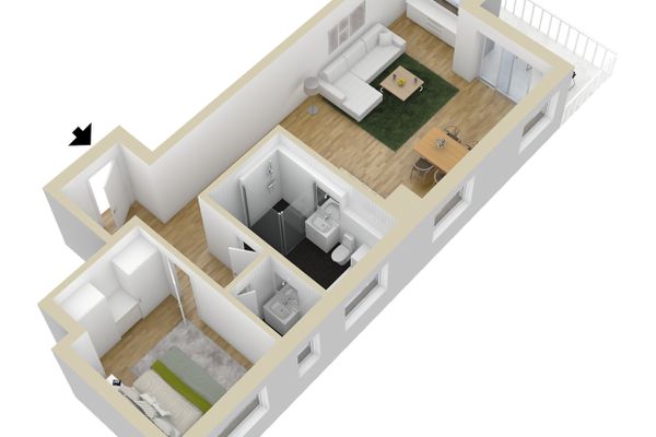 Landhaus am See - See Suite 01  - Grundriss