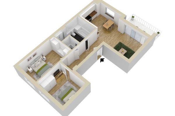 Landhaus am See - See Suite 03  - Grundriss