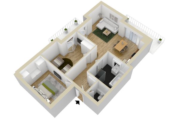 Landhaus am See - See Suite 05  - Grundriss