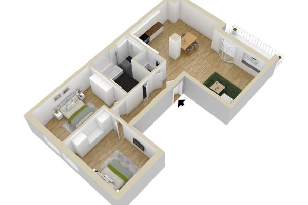 Landhaus am See - See Suite 06  - Grundriss