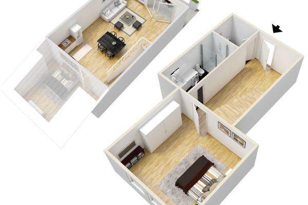 Chalet am Breitenberg Appartement CB 08 Ferienwohnungen in Pfronten - Grundriss