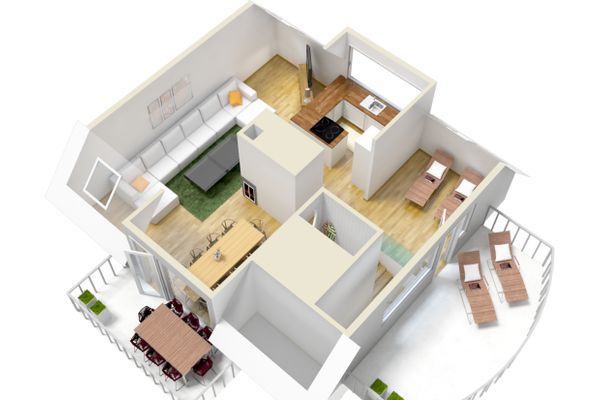 Chalet am Breitenberg Penthouse CB 12 Ferienwohnungen in Pfronten - Grundriss