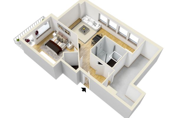 Monusse Boid Appartement MB 18  - Grundriss