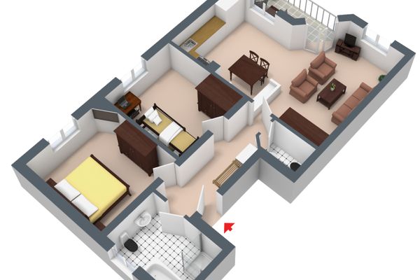  Ferienwohnung Romi Ferienwohnungen in Pfronten - Grundriss