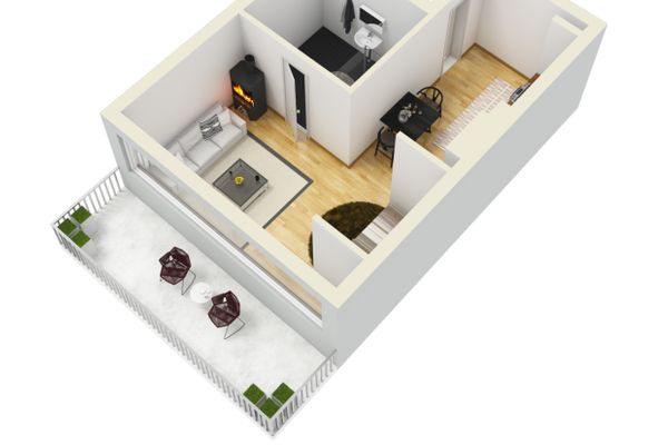  Ferienwohnung Edelsbergblick Ferienwohnungen in Hopferau - Grundriss