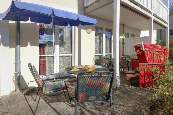 Terrasse Wohnpark Stadt Hamburg Ferienwohnung 8