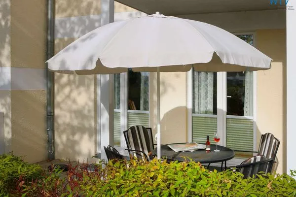 Terrasse Wohnpark Stadt Hamburg Ferienwohnung 36