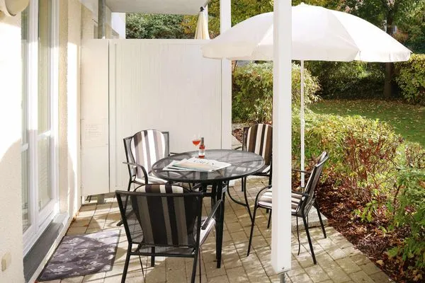 Terrasse Wohnpark Stadt Hamburg Ferienwohnung 36