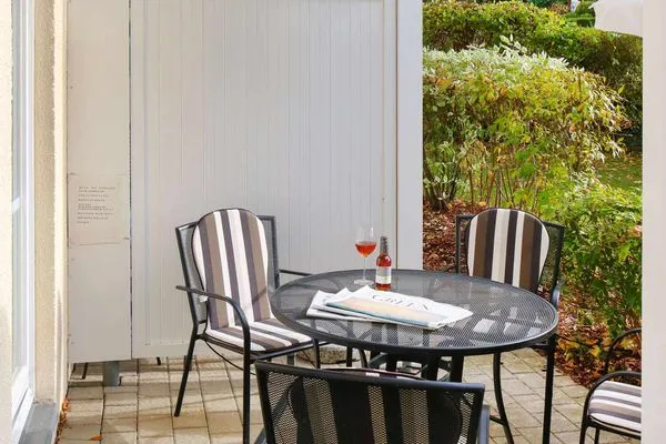 Terrasse Wohnpark Stadt Hamburg Ferienwohnung 36