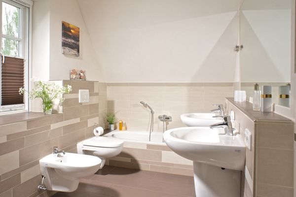  Haus Sandkorn Dorf - Badezimmer