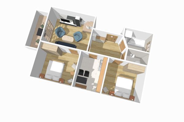 BIO-Bauernhof Salenberghof Ferienwohnung Bergsee Ferienwohnungen in Rieden am Forggensee - Grundriss