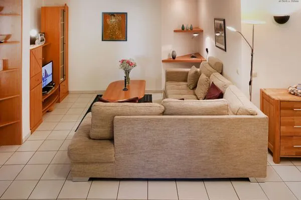 Wohnzimmer Residenz Binz Ferienwohnung 2