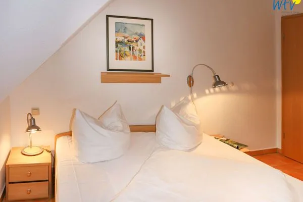 Schlafzimmer Haus Südstrand Ferienwohnung 8