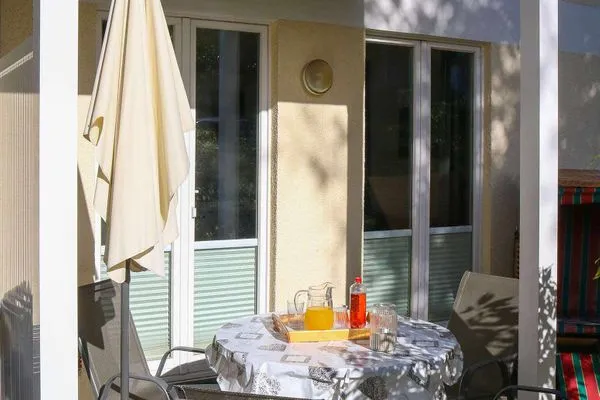 Terrasse Wohnpark Stadt Hamburg Ferienwohnung 35