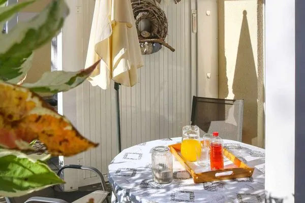 Terrasse Wohnpark Stadt Hamburg Ferienwohnung 35