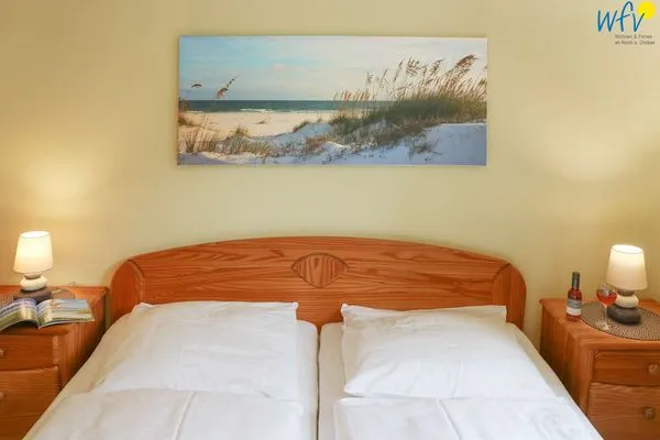 Schlafzimmer Villa Mönchgut Ferienwohnung 5